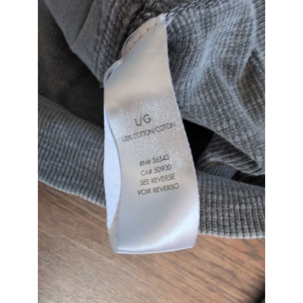 Calvin Klein Full Zip Mock Neck Jersey Jacket Gray Tag Large Fit Medium Y2k Vtg - Picture 5 of 16